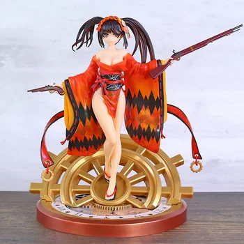 

Date A Live Zaphkiel Tokisaki Kurumi Yukata Ver. PVC Figure Model Toy Anime Girl Figurals