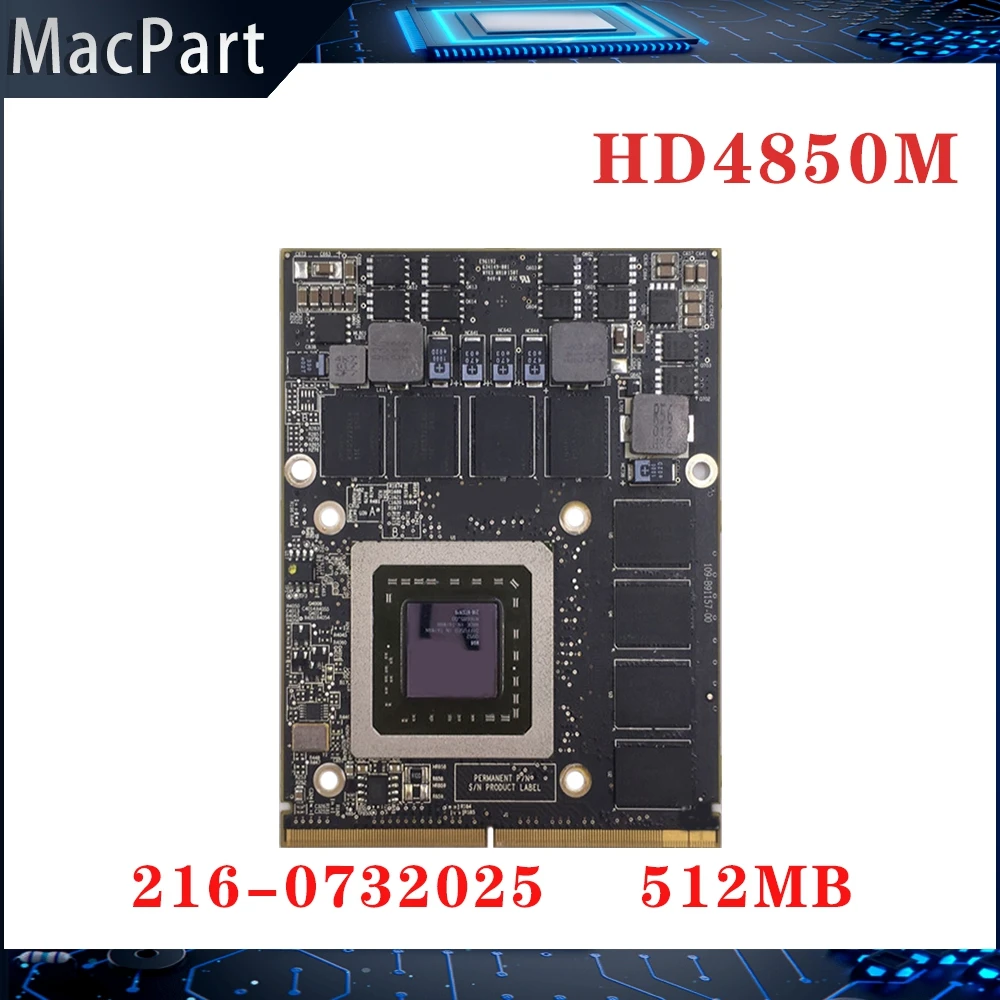 Originale Radeon Hd4850M Hd4850 512Mb Per Apple Imac 27 "A1312 216-0732019 Test Della Scheda Grafica Video Muslimex Ok