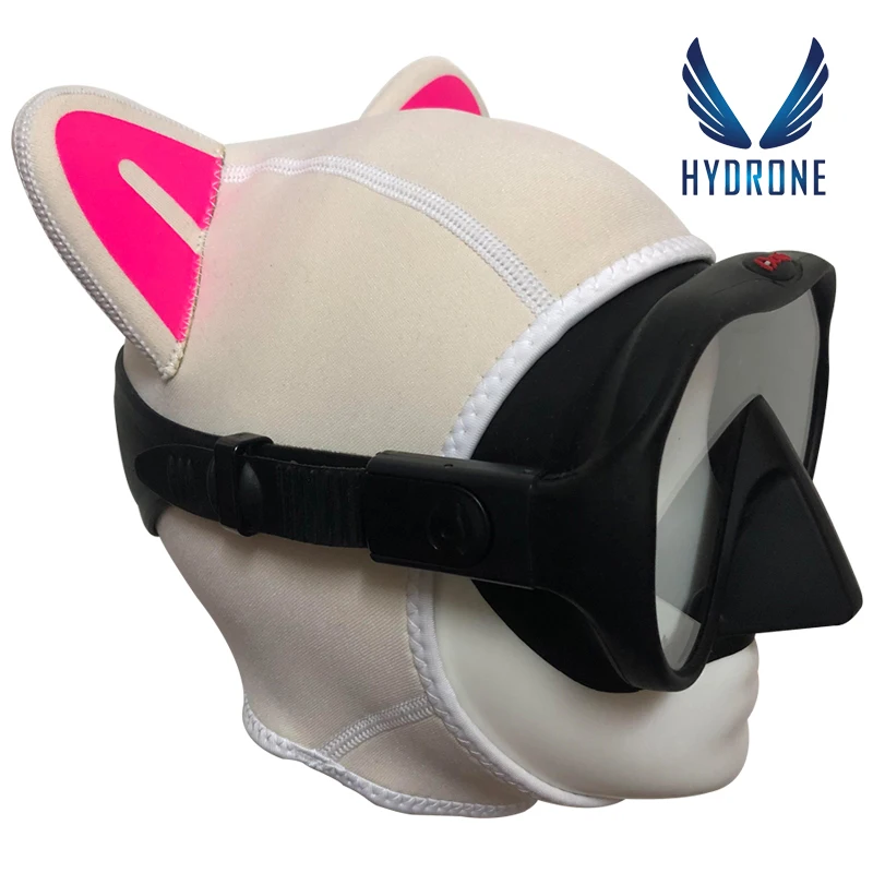 Wetsuit Hood Cat Kitty Ears 3mm Neoprene Scuba Diving Hood for Men Women Youth Scuba Head Cover Dive Cap Surfing Thermal
