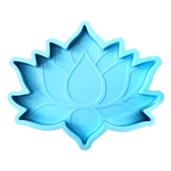 

DIY Crafts Cup Mat Silicone Mould Decorations Making Tools Lotus Flower Coaster Epoxy Resin Mold