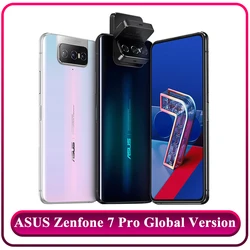Глобальная версия смартфона ASUS Zenfone 7 Pro, 8 RAM, 256 ROM, Snapdragon 865 Plus, 5000 мАч, NFC, Android Q, тройная откидная камера, 5G телефона