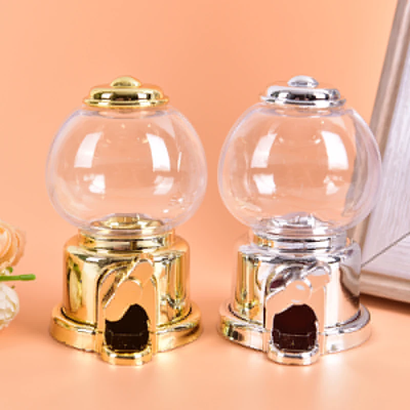 10*6cm Kids Toy Creative Cute Sweets Mini Candy Machine Bubble Toy Dispenser Coin Bank Warehouse Price Christmas Birthday Gift Coin Bank Candy Machine