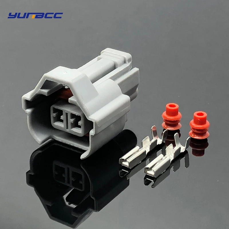 

5 Sets 2 Pin 2.0mm Way Waterproof Connector Car Fuel Injector Plug Methanol Modification 6189-0039 For Toyota Honda Nissan