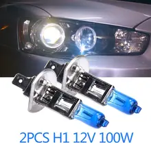 

2 Pcs H1 12V 100W Car Headlights White 6000k Heads Lights Lamps Halogen Bulb Car accessories