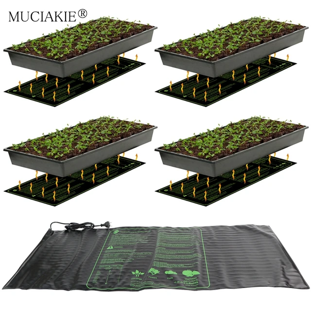 1Pc 100Watt 48X20 ' Palánta Fűtési Növekedési Pad Meleg Vetőmag -Indító Csírázás Szaporodás Szőnyeg Klónozó Óvoda Kert Vízálló - Image 2