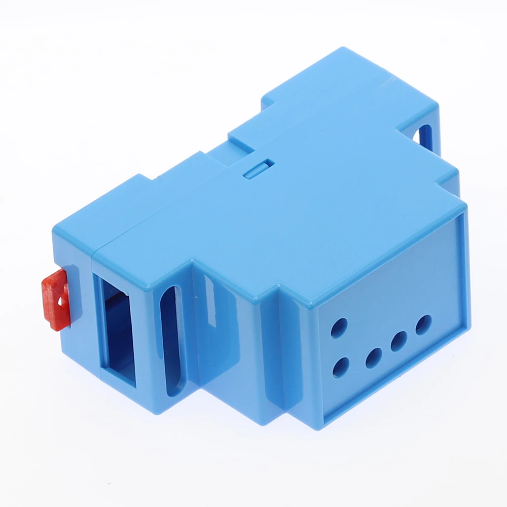 DIN Rail PLC Junction Box - Plastic Electronics Project Case in 4 Colors (88x37x59mm) - 35-Rail Mounting Housing