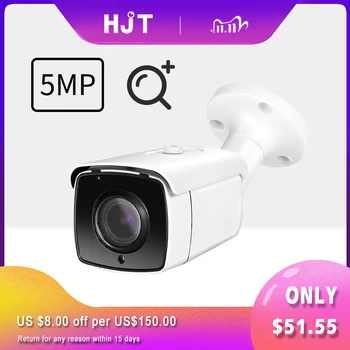 

HJT IP camera Full-HD WIFI 5MP H.265 4X Optica Zoom cctv camera Waterproof Outdoor Motion Detection IR Night Vision