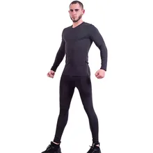 Горячее нижнее белье для мужчин, брендовый спортивный костюм, набор для быстрого высыхания, мужская спортивная одежда, мужской компрессионный комплект термобелья, кальсоны