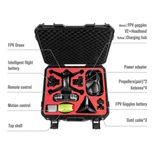 Aliexpress - NEW DJI FPV Portable Waterproof Case Hardshell Handbag Storage Bag Carrying Case Protective Box for dji fpv Drone Accessories
