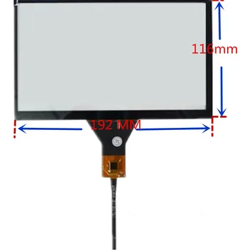 

100% tested 192mm*116mm New 8 Inch Universal Capacitive touch screen Digitizer For GT911 Car DVD