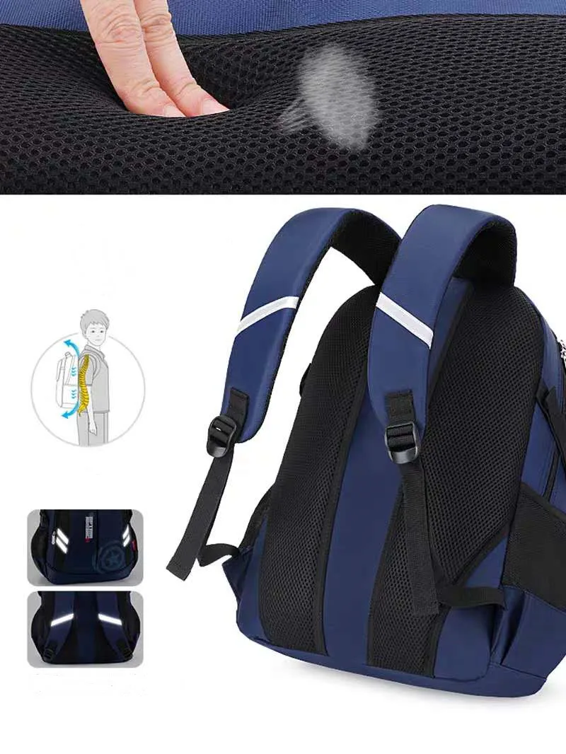 Disney New school bags for boy iron man captain america large capacity water proof light school backpack teenage kids mochila