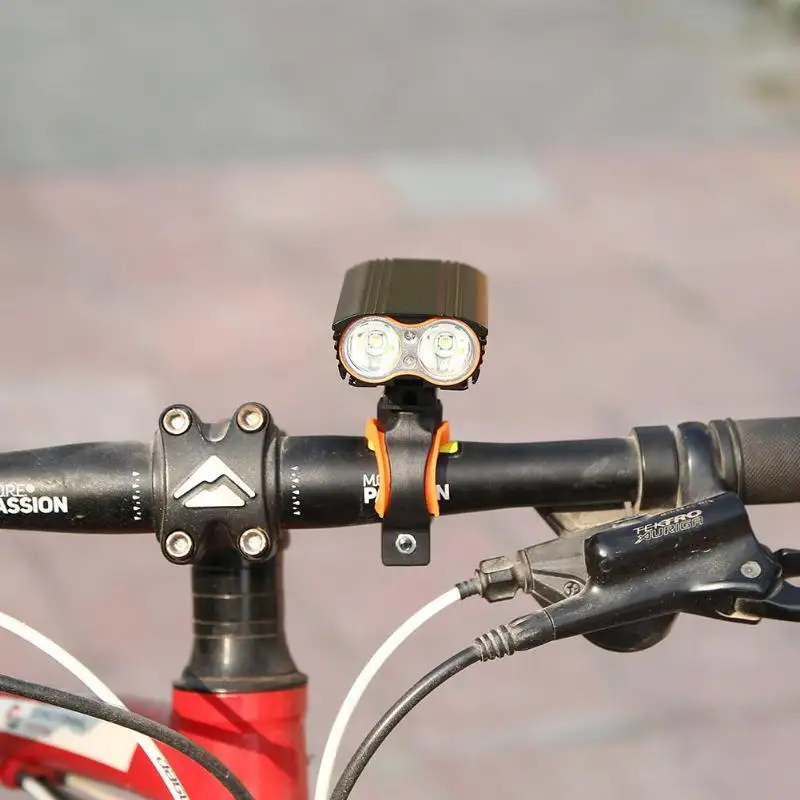 T6 светодиодный фонарь для велосипеда 2000LM с подзарядкой от USB MTB фонарь с бликом