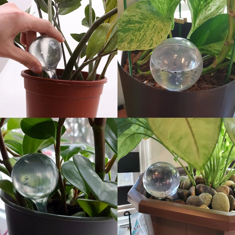 House Garden Water Houseplant Plant Pot Automatic Self Watering  Globes Plastic Balls Device Drip Irrigation System Greenhouse