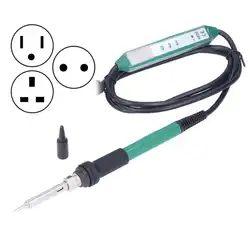 Fer à souder électrique réglable, contrôle de la température, outil de soudage pointu Portable, fer à souder BST 102C 