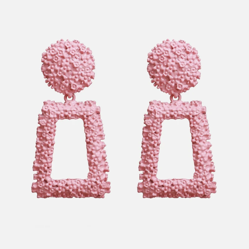 Ztech розовые полимерные кружева Лепестковые серьги ручной работы Za ювелирные изделия в стиле "Бохо" длинные модные серьги-подвески для Для женщин свадебные подарки бижутерия с бахромой