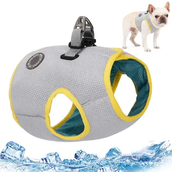 

Summer Dog Cooling Vest Breathable Mesh Puppy Dog Cooling Clothes Pet Reflective Vest Harnesses Quick Release Pet Dog Clothes