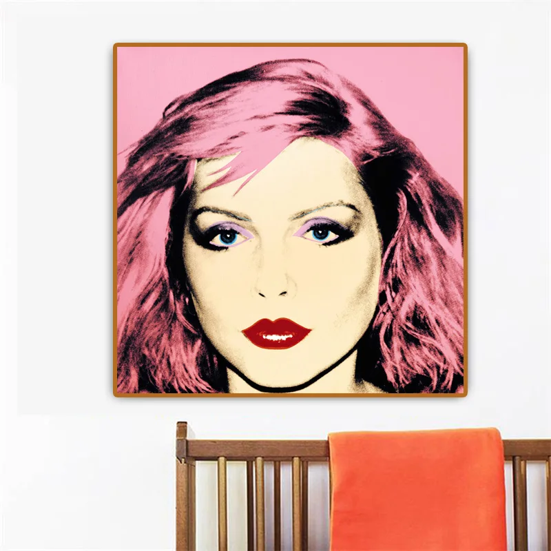 Andy Warhol Debbie Harry 1980 Поп-Арт холст живопись Портретные плакаты и принты мордерн картины для украшения стены без рамки