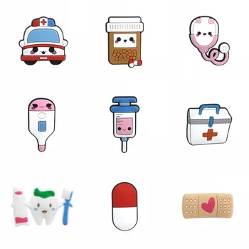 

5Pcs Medical Series Pins PVC Badges Brooch Lapel Pin Accessories Icons on Backpack Decoration Badges for Clothing Doctor Gift