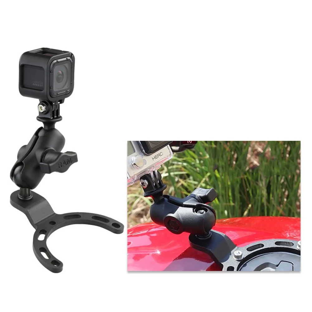 Крышка топливного бака, легко устанавливается, аксессуары для мотоциклетной шаровой головки, Экшн-камера, держатель для мобильного телефона «сделай сам», Универсальное крепление для гоночного автомобиля на открытом воздухе