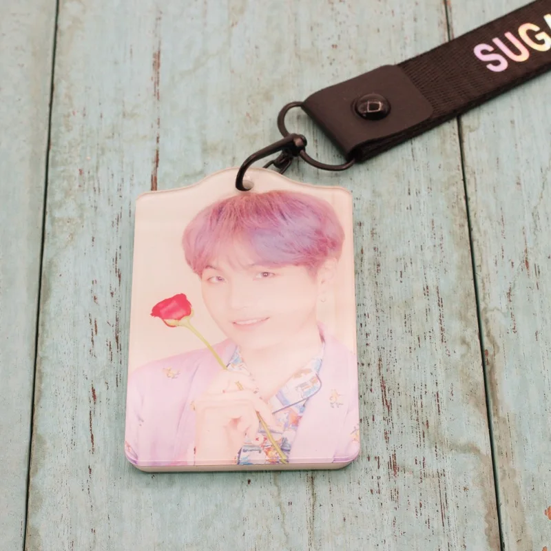 Kpop Bangtan мальчики PERSONA Картина Звезда серии автобус проездной набор карт ID карты наборы талреп студенческий держатель для карт студенческие подарки - Color: 4