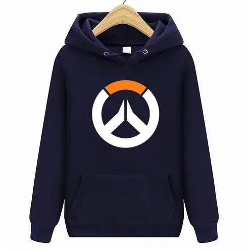 6 цветов, мужские толстовки, выбор игры OVERWATCH, логотип для геймеров, игровые толстовки, футболка, топ, толстовки
