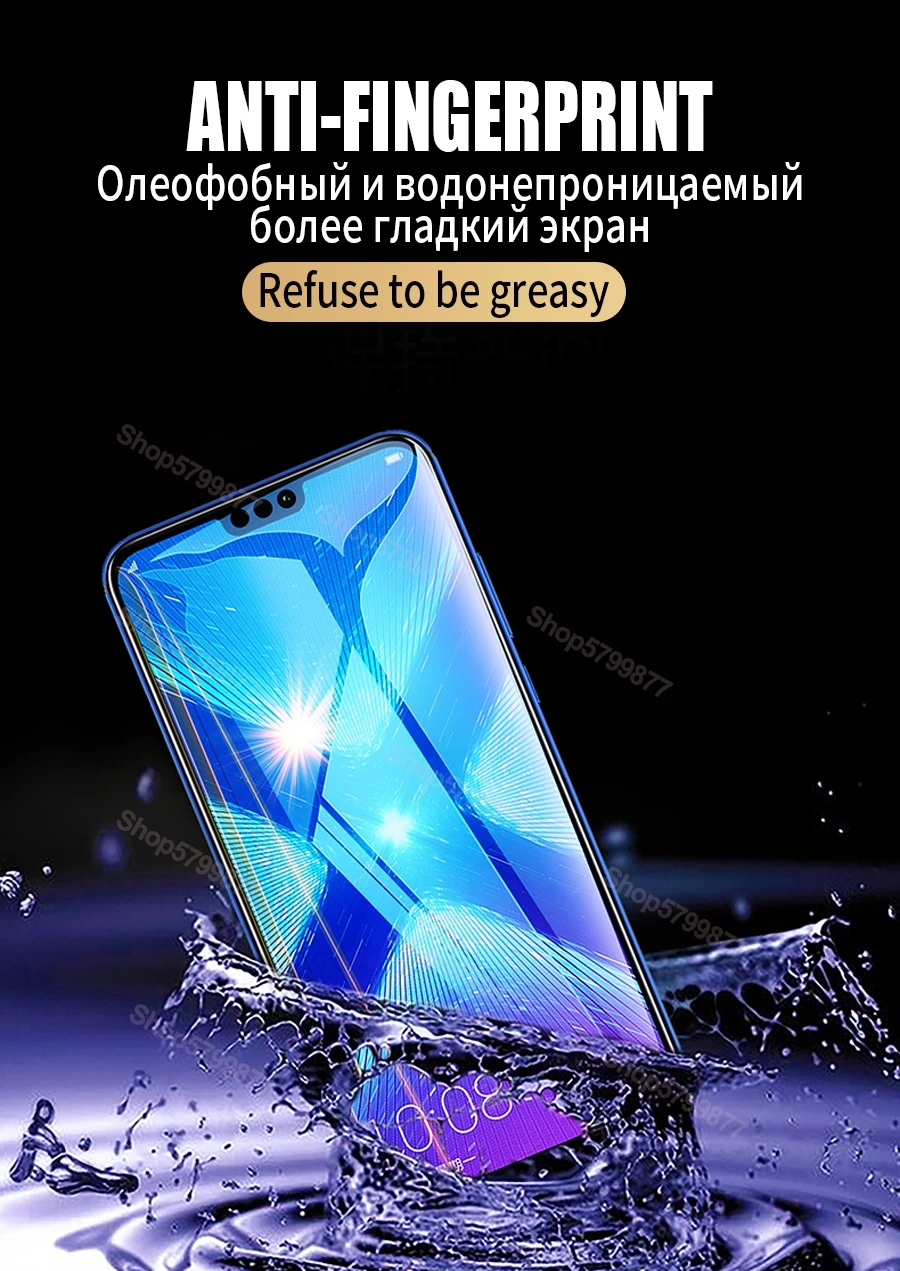 9D Protective Glass on For Huawei Honor 8X 8A 8C 8S 9A 9C 9S 9X Tempered Screen Protector Honor 10i 20i 20S Play Glass Film Case best phone screen protector