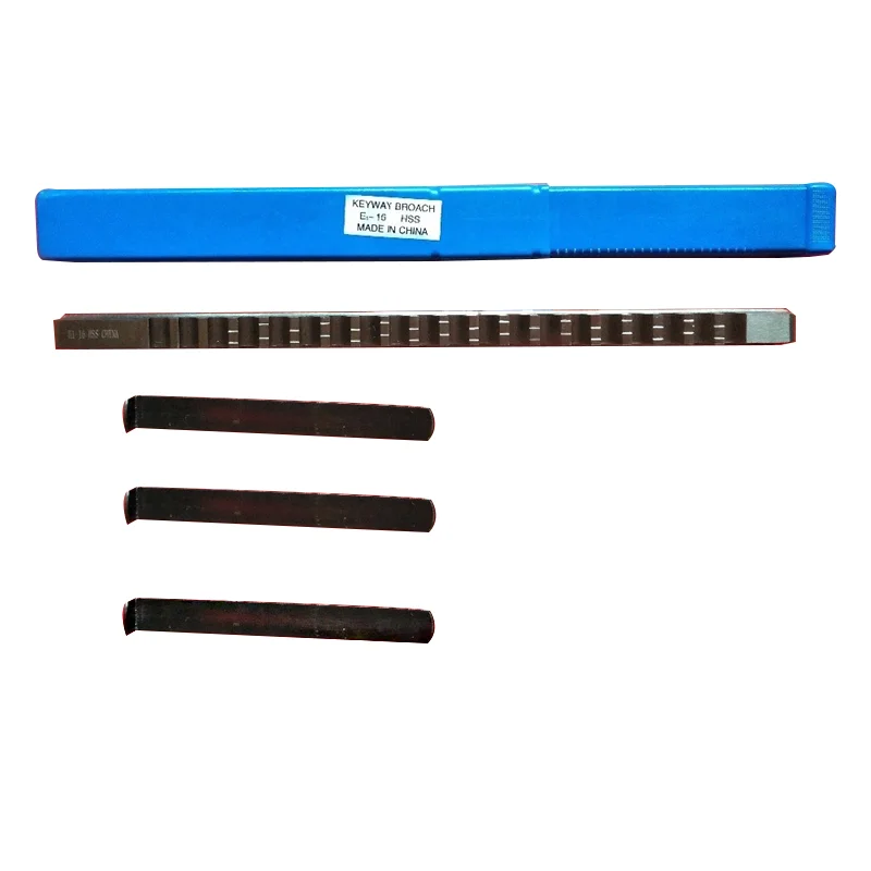 Ferramenta de Corte Feita sob Medida para a Máquina 16mm e Push-tipo Novo com 3 Keyway Broach 16 Métrica Cnc Pces Shim Hss e1 – Mod. 134545