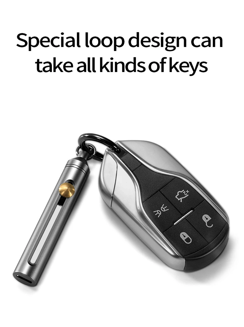  Mini Knife Key Holder Pocket EDC Aluminum Portable Car Key Organizer Keychain Wallets Multi-functio