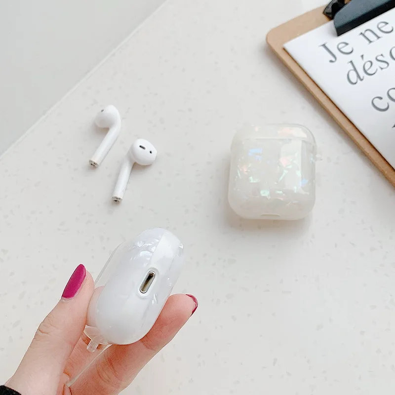 Чехол для оригинальных Airpods Pro, чехол с цветочным рисунком, милый чехол для Apple Airpods 2, 1 чехол, аксессуары, наушники Air Pods, чехол, коробка
