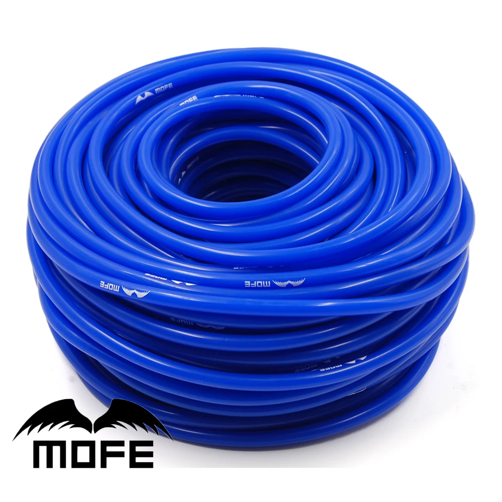 5M Car 4mm Blue Silicone Vacuum Hose Rubber Air Water Coolant Pipe Tube  Universa