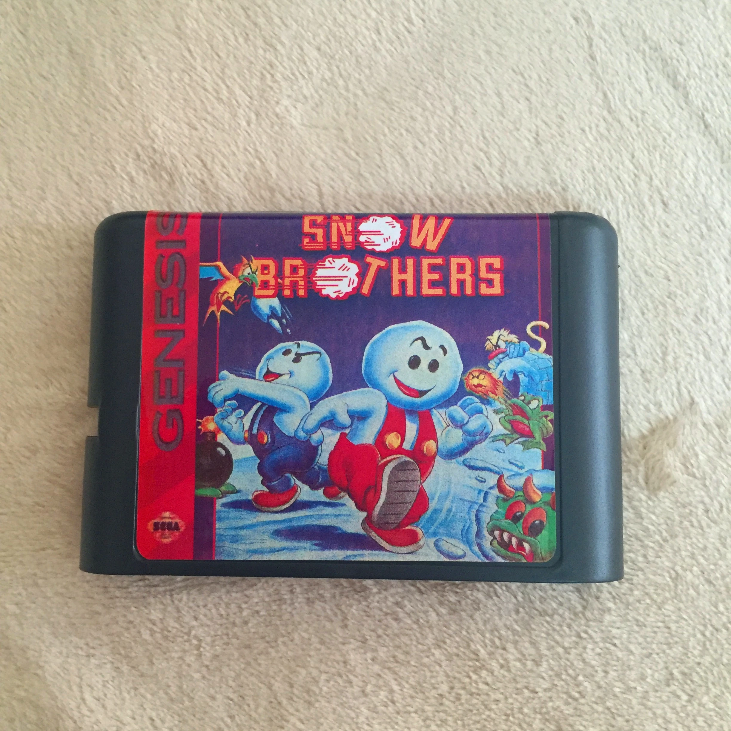 

Snow Bros - Nick & Tom 16 bit MD Game Card For Sega Mega Drive For Genesis