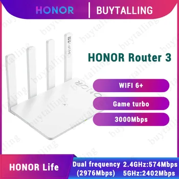 

Huawei Honor WiFi 3 Wireless Router Original Wifi 6 + 3000mbps 2.4G & 5G Dual Core Honor Router 3