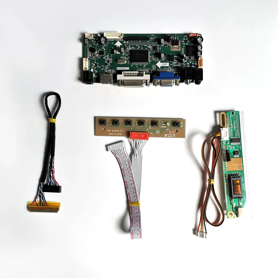 Для LP141WX1-TLE3/TLE6 M. NT68676 дисплей Контроллер привод карты VGA HDMI DVI ЖК-монитор панель 1280*800 14," LVDS 30Pin CCFL комплект