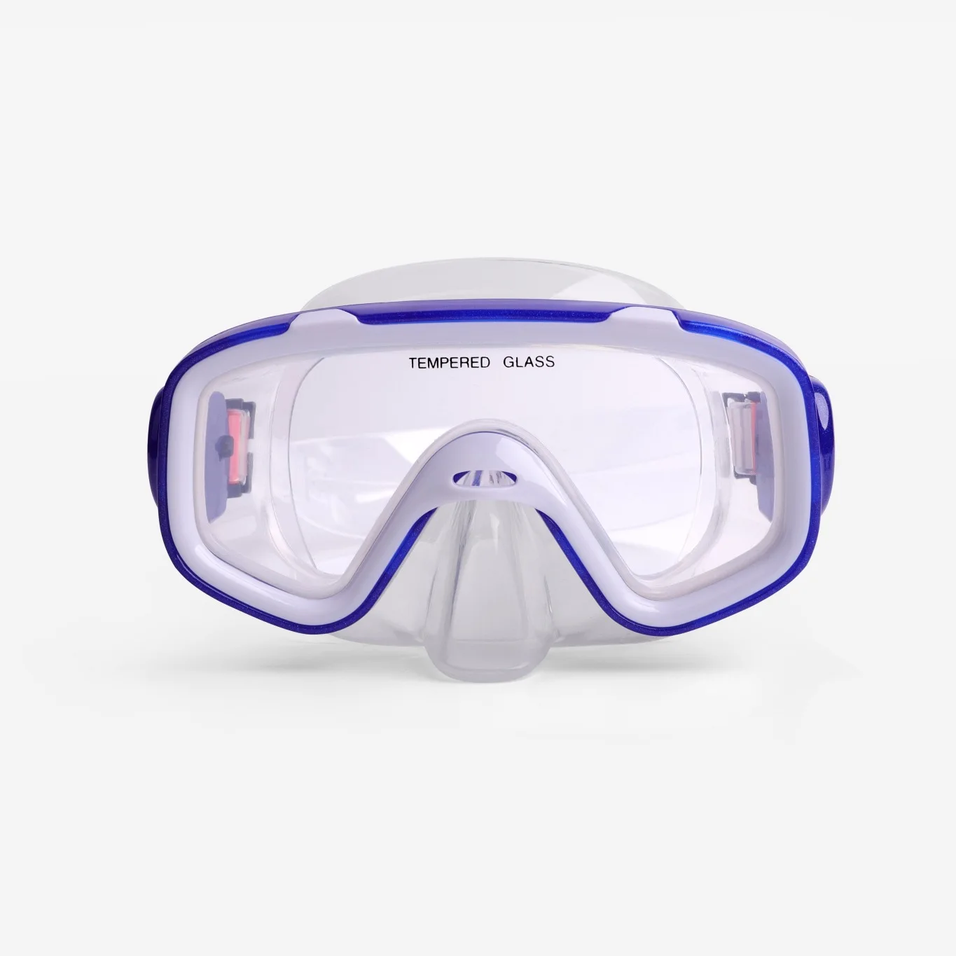 Shuai pu Children's Diving Mask Silicone Swimming Snorkeling Glasses Children's for Diviing Mirror - Color: blue