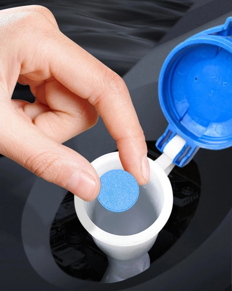 

10PCS/Pack Wind Screen Cleaning Tablet Windshield Soap Auto Window Glass Surface Cleaner Effervescent Tablet for Car Household