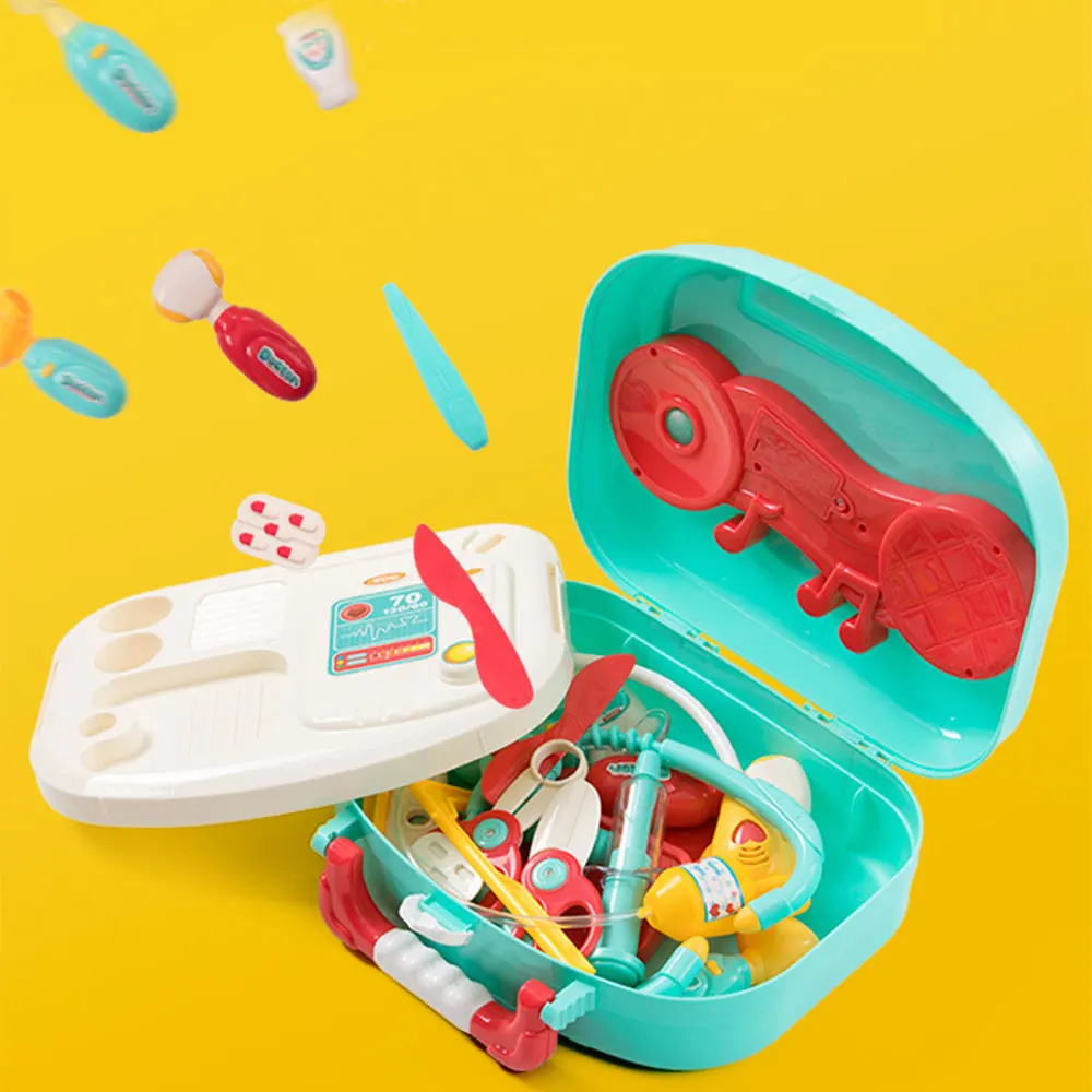 Моделирование чемодана ролевые игры инструмент кухня Дети Косплей строительство ящик для инструментов DIY Ранние развивающие игрушки P20