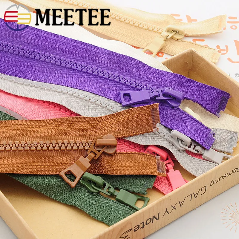 5 шт. Meetee 5# молнии из смолы закрывают конец 15-25 см открытый конец 30-80 см застежка-молния швейная пуховая куртка сумки для одежды Домашний портной ремесла