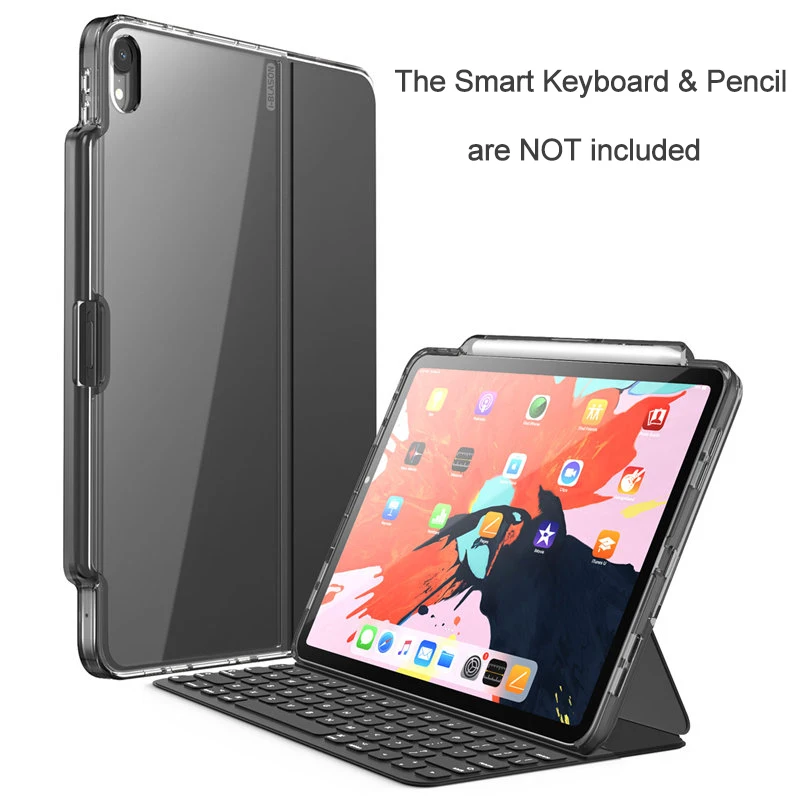 Смарт-клавиатура и карандаш не включены! I-BLASON для iPad Pro 11 чехол Чехол с карандашом держатель совместим с официальной клавиатурой