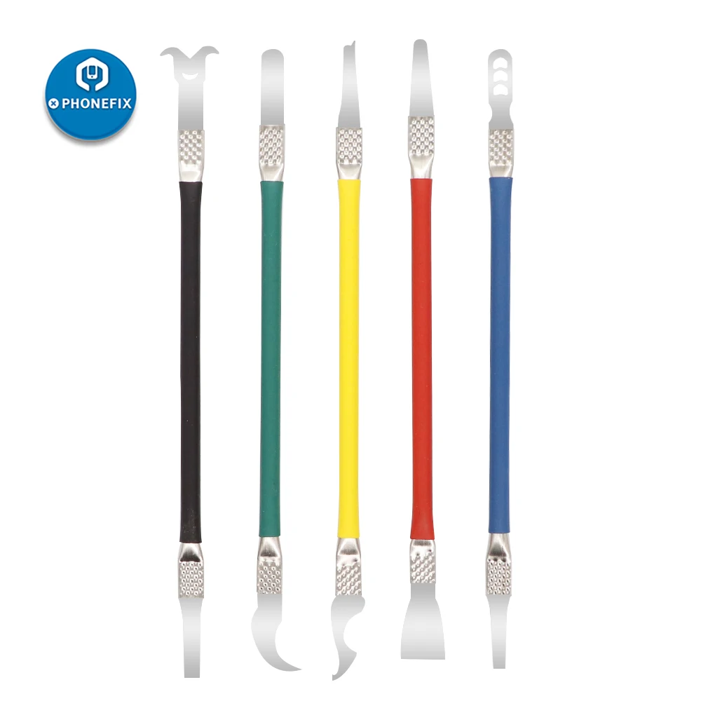 5 in 1 IC Chip Repair Thin Blade CPU NAND Remover BGA Maintenance Knife Remove Glue Disassemble Phone PC Rework Processor Tools