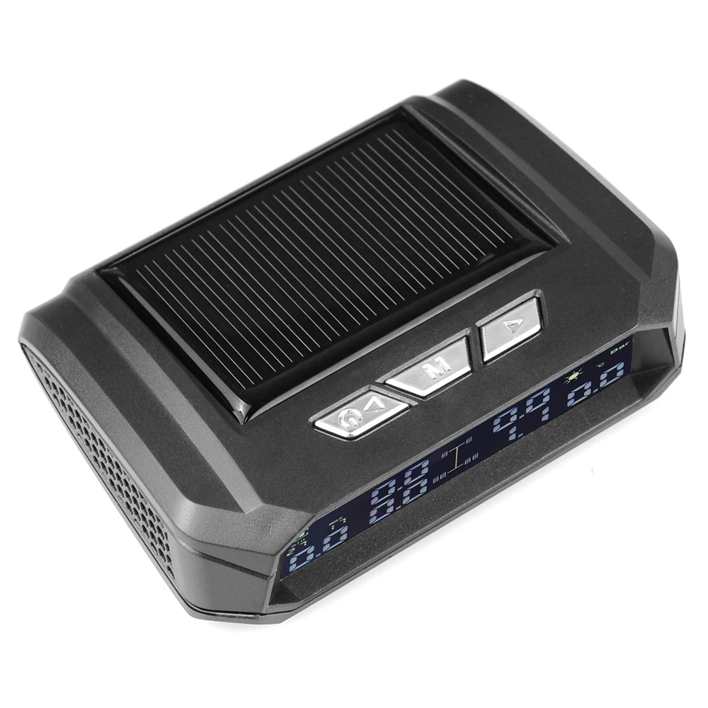 Truck Car TPMS Tire Pressure Monitoring System Auto Display Alarm Monitoring USB Charging Temperature Alert With 6 Sensors Car Tire Pressure Monitor