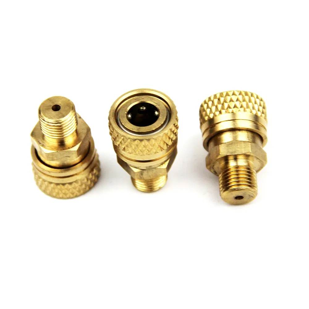 Фиттинг для пейнтбола 3 шт. M10X1 и 1/8 BSPP & NPT PCP 8 мм медь быстрое отсоединение