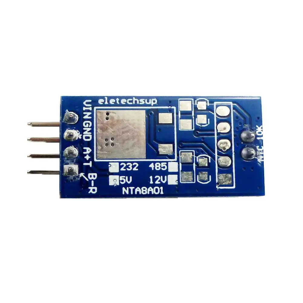 NTA8A01 Module 5V 12V 50CM 10K 3950 NTC A B Temperature Sensor RS485 MODBUS RTU Protocol 4