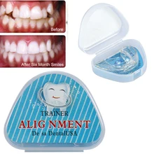 

2pcs Orthodontics Straighten Teeth Tray Retainer Crowded Irregular Teeth Corrector Braces Health Tool Anti-molarization Odorless