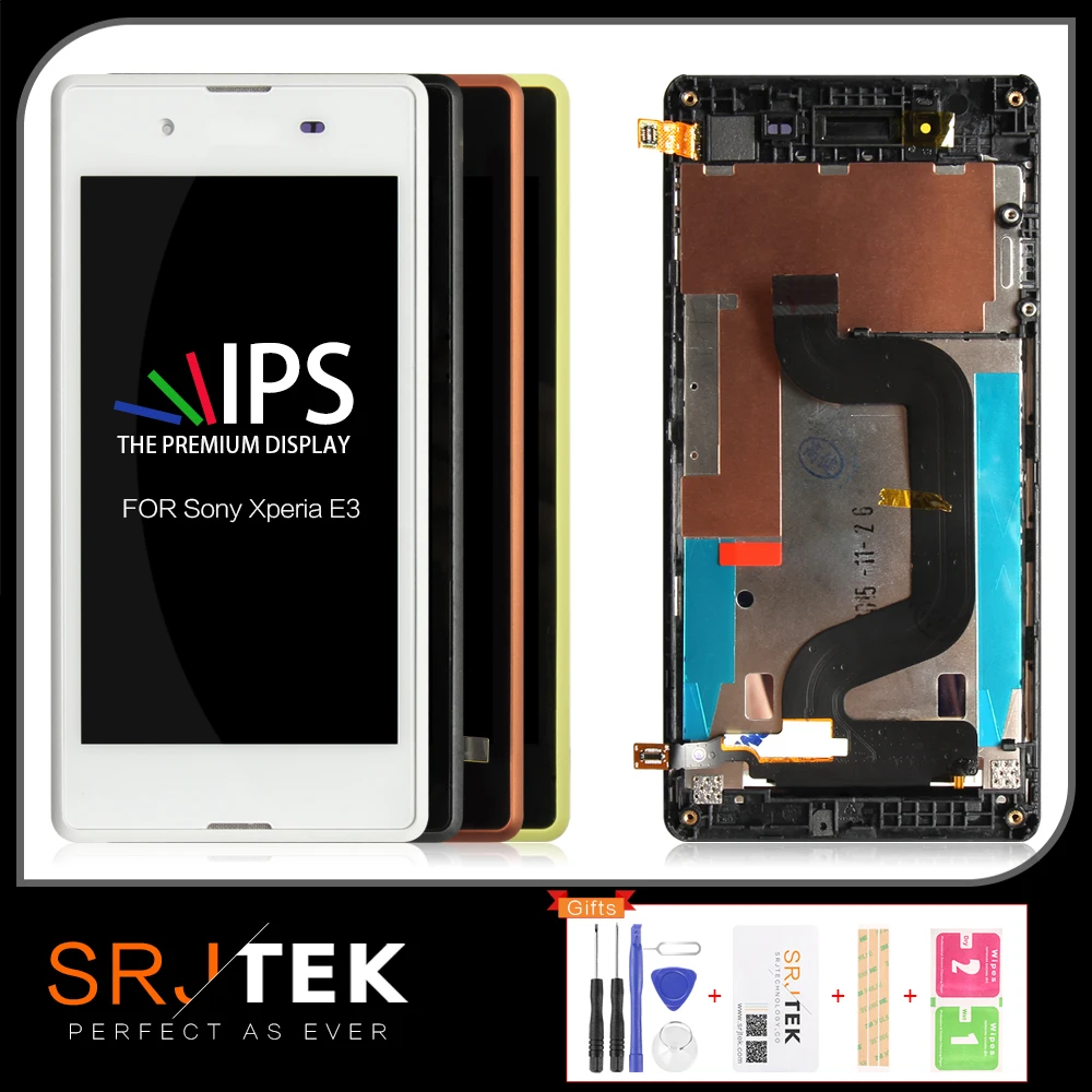 100% протестированный 4 5 '𧡔x480 дисплей для SONY Xpeira E3 LCD сенсорный экран