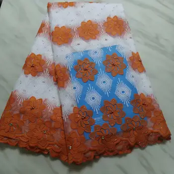 

African Lace Fabric 2019 High Quality Beads Lace Tulle Lace Fabric Wholesale Price Nigerian Lace Fabrics For Party Dress