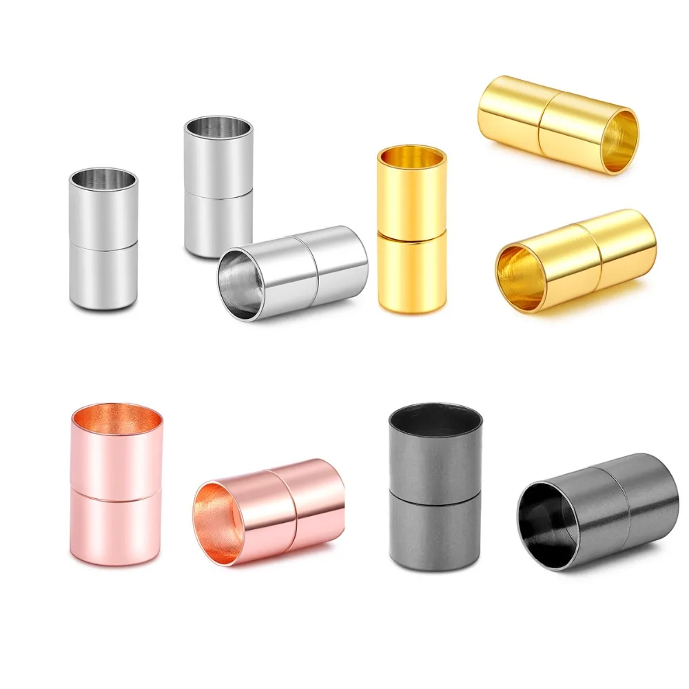 10Pcs Lederen Koord Armband Kreeft Sluitingen Haken Emmer Bell Kreeft Crimps End Tip Caps Connectors Sieraden