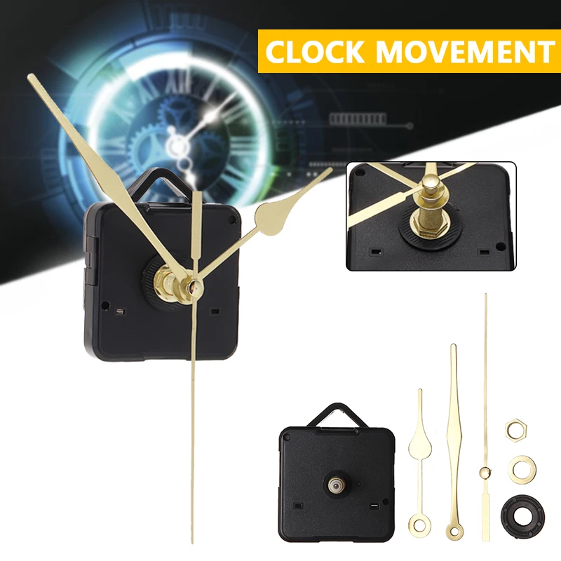1SetClockMechanismWallClockQuartzClockMovementMechanismHands