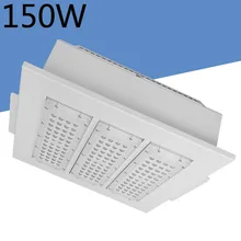 150 Вт лампа для газозаправочной станции 90-305V 130lm Вт, 5 лет гарантия, светодиодный осветитель для навес светильник производственную фабрику для высоких промышленных помещений коммерческих потолочный светильник