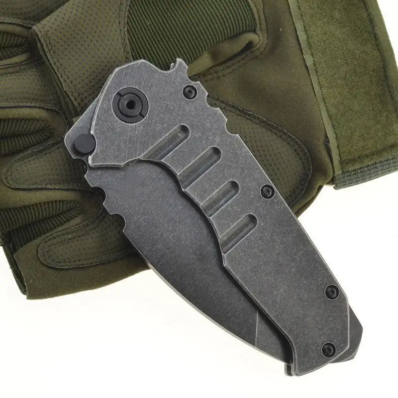 Medford Nocturne folding knife 9cr18mov sharp blade stone wash steel G10 handle EDC self defense tactical survival gift knife