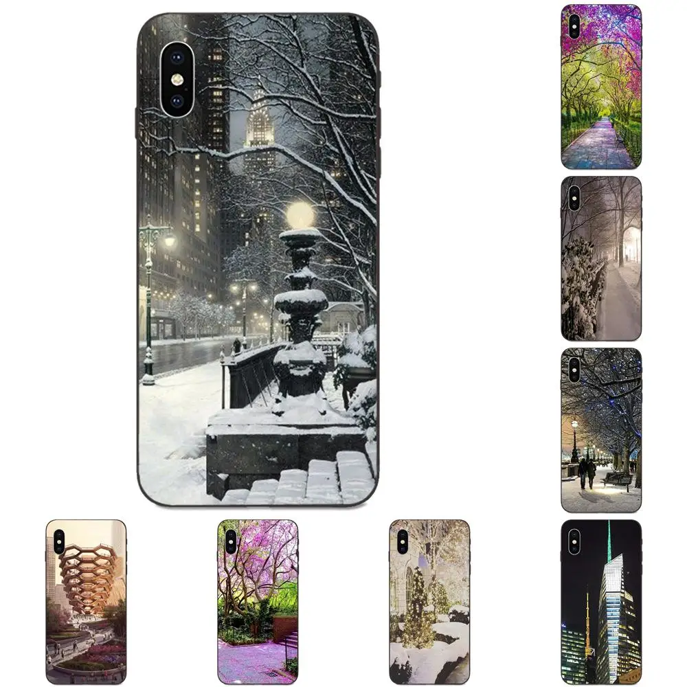 Silicon New York City Ny Scenery For Apple iPhone 4 4S 5 5S SE 6 6S 7 8 11 Plus X XS Max XR Pro TPU Print Case | Мобильные телефоны